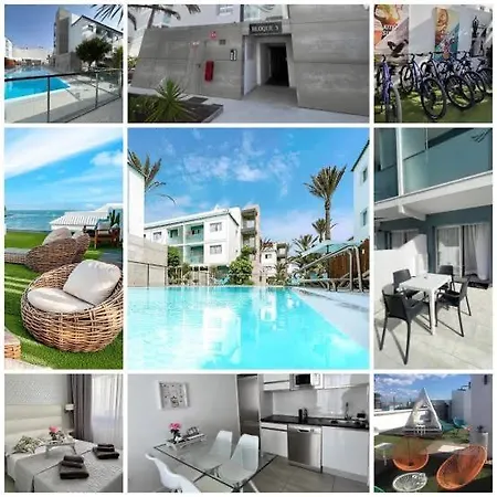 Appartamento Corralejo Bristol terrace Apartment con giardino privato esterno
