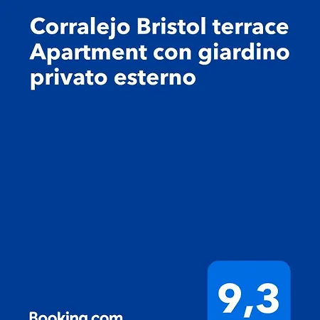 Corralejo Bristol terrace Apartment con giardino privato esterno Appartamento